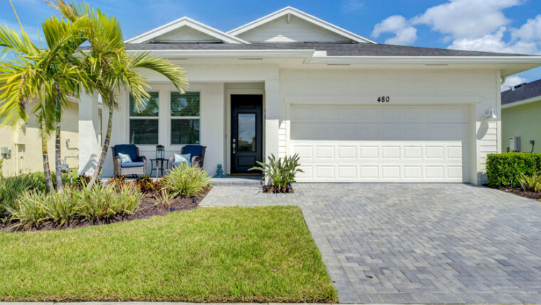 Canal-Facing New Residence Available for Sale in Port St. Lucie