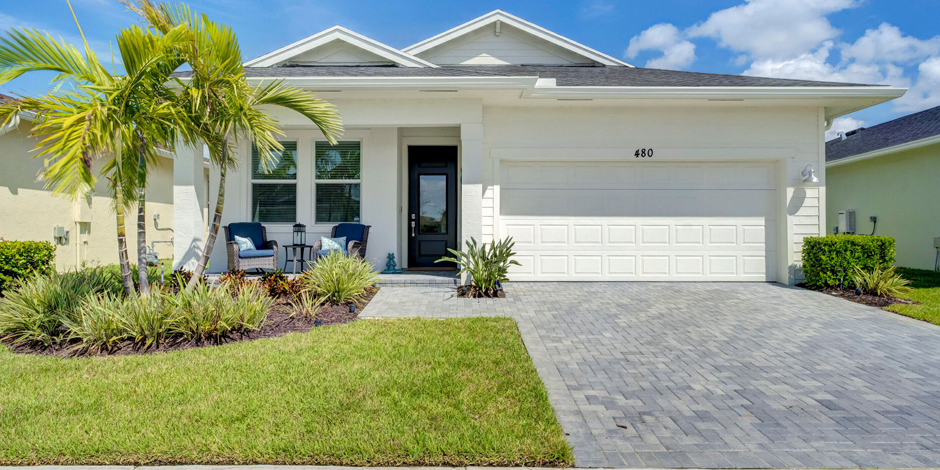 Canal-Facing New Residence Available for Sale in Port St. Lucie