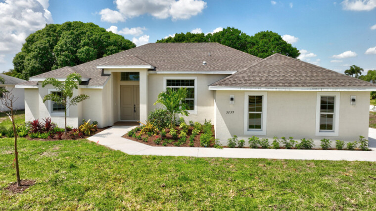 Newly Contracted Home with Serene Waterfront Scenery in Port St. Lucie